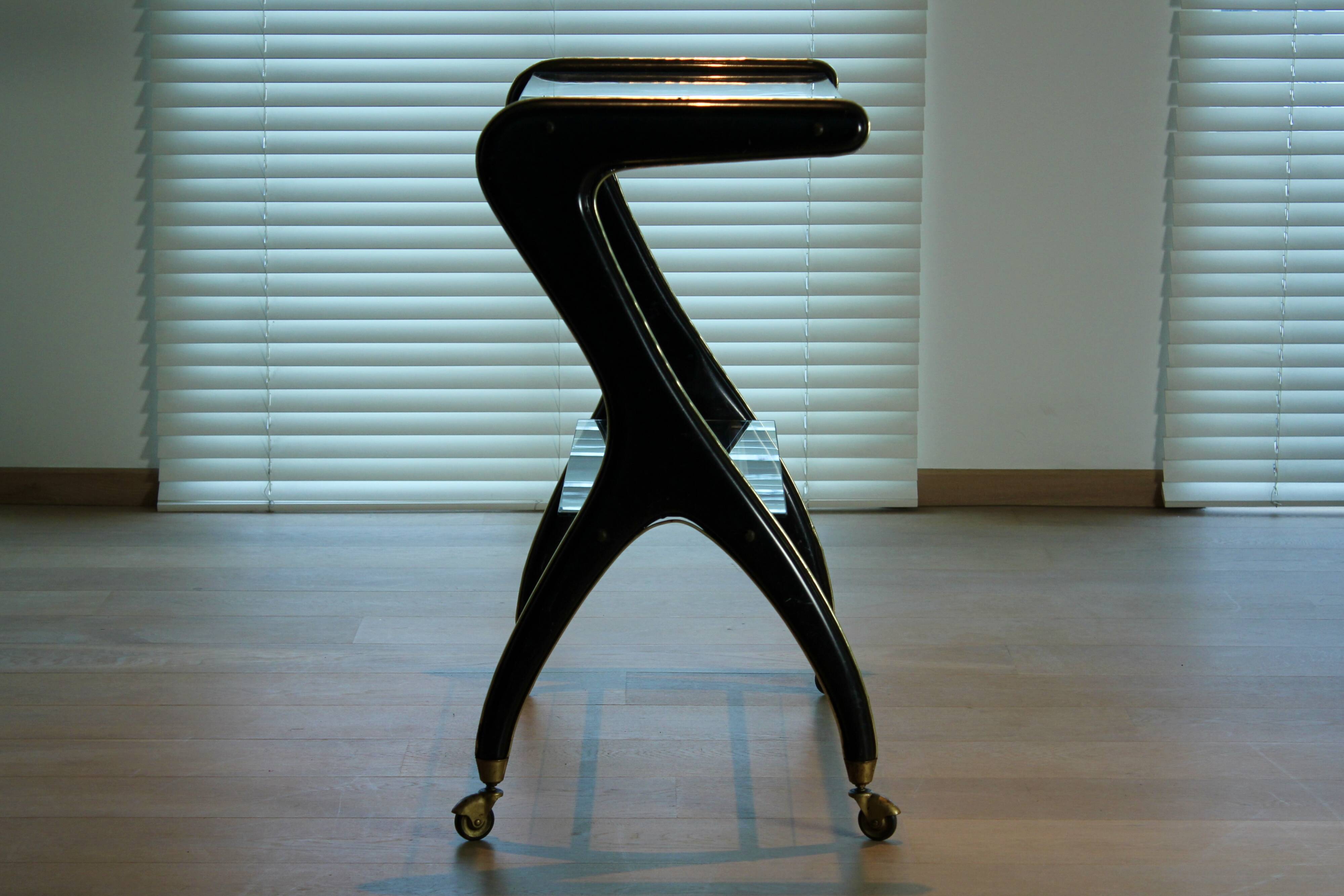 Table d'appoint par Rama Moncalieri (Turin), années 1950, Italie