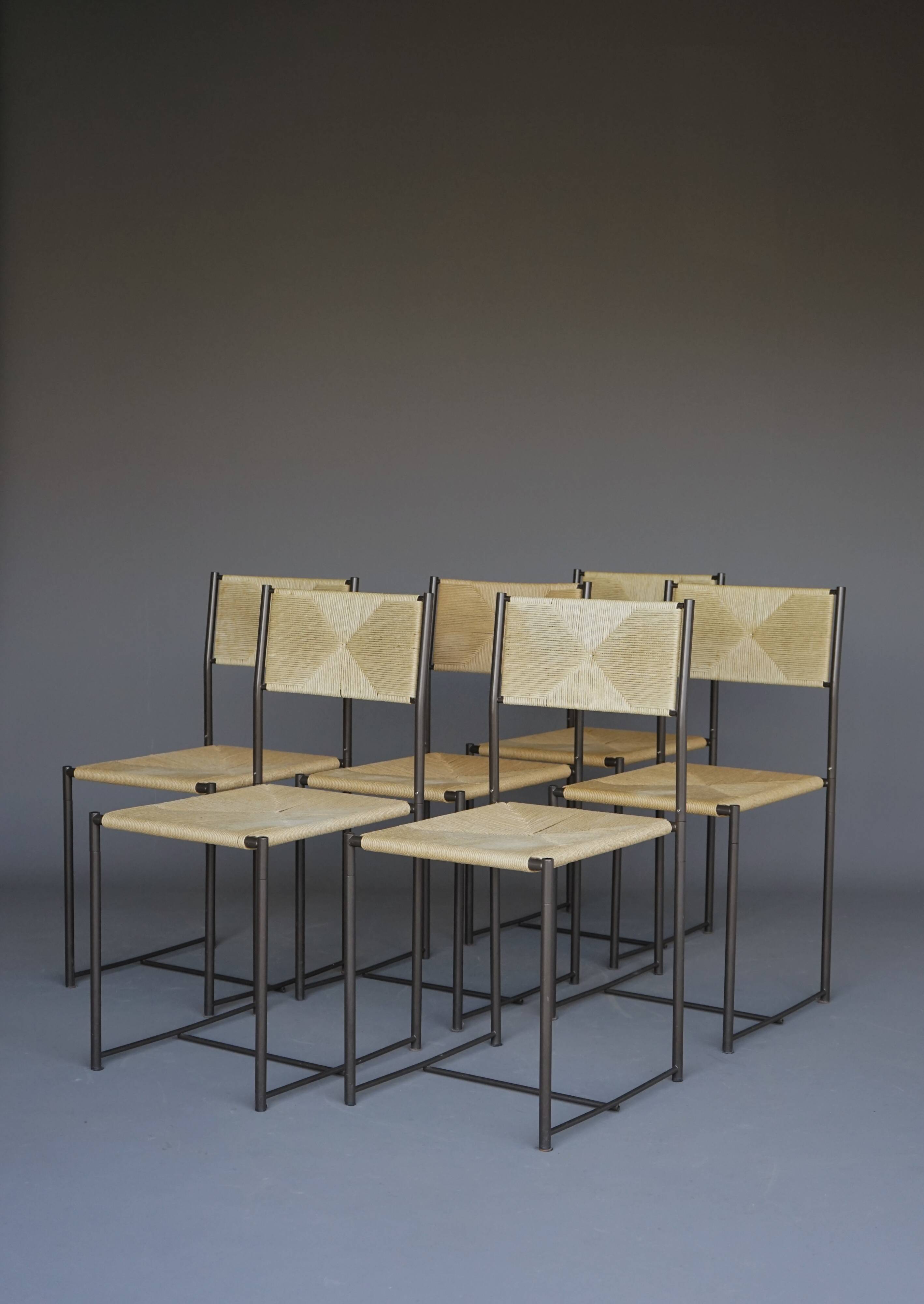 6 'Paludis 150' Dining Chairs by Giandominoco Belotti for Alias, Italy