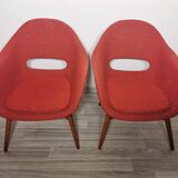 Shell armchairs by Miroslav Navratil