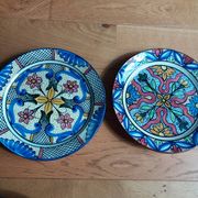 Assiettes murales décoratives peintes à la main Espagne