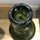 Lot of old blown glass beer bottles with marking