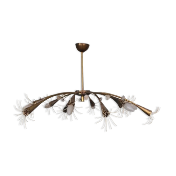 Chandelier 12 light 1960