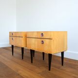 Pair of vintage bedside 60s / 70s