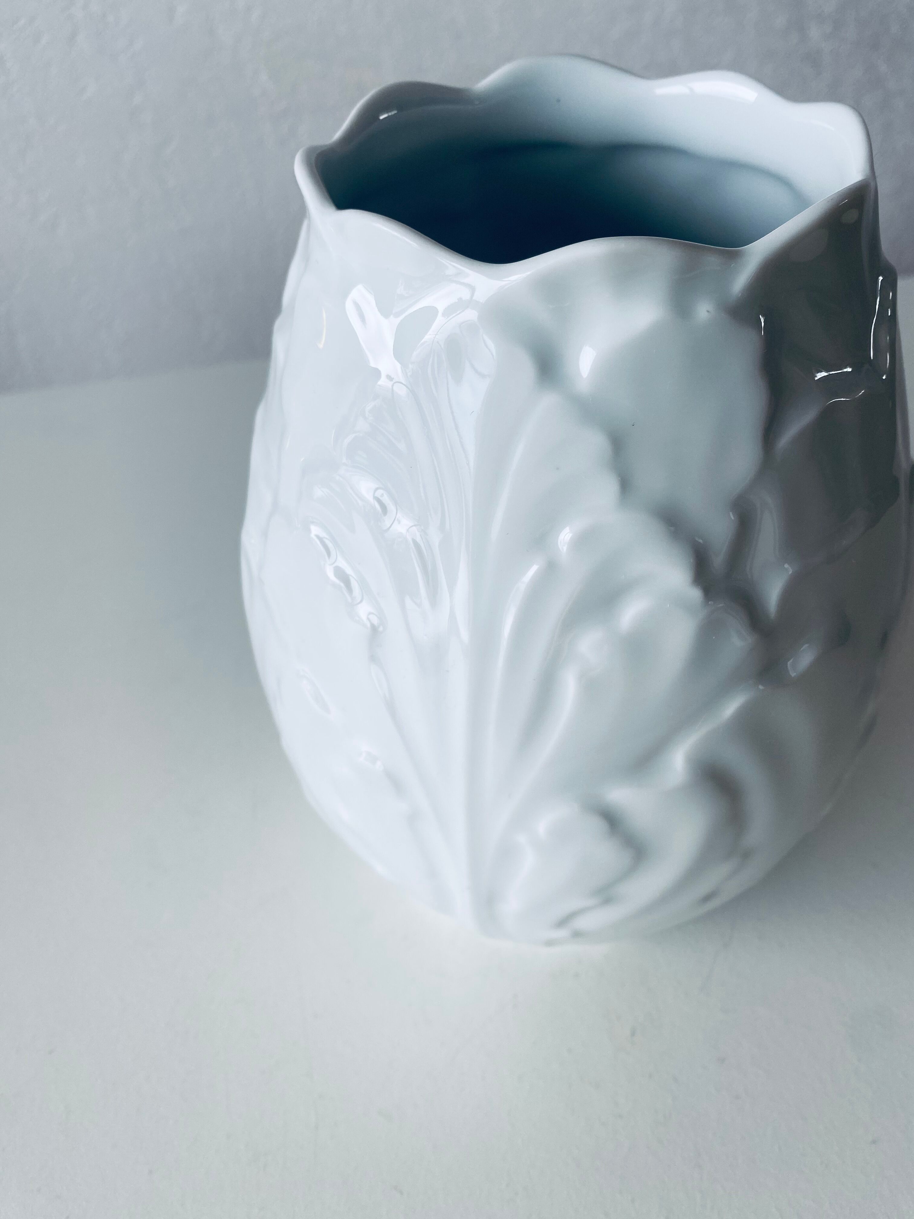 Large porcelain vase stamped bareuther waldsassen