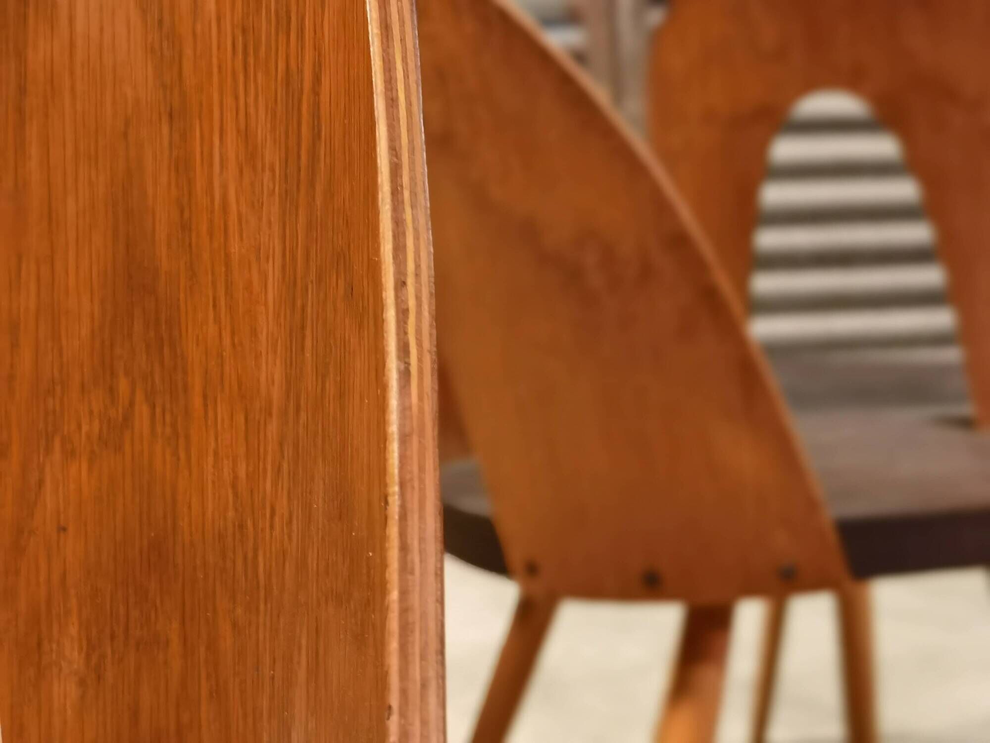 Set of 4 Antonin Suman chairs for Tatra Nabytok 1960