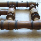 Bistro coat rack with 4 folding hooks