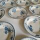10 assiettes creuses Sarreguemines modèle Royat