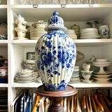 Royal Delft ginger jar in blue Dutch earthenware