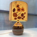Lampe de table en céramique de Georges Pelletier années 70