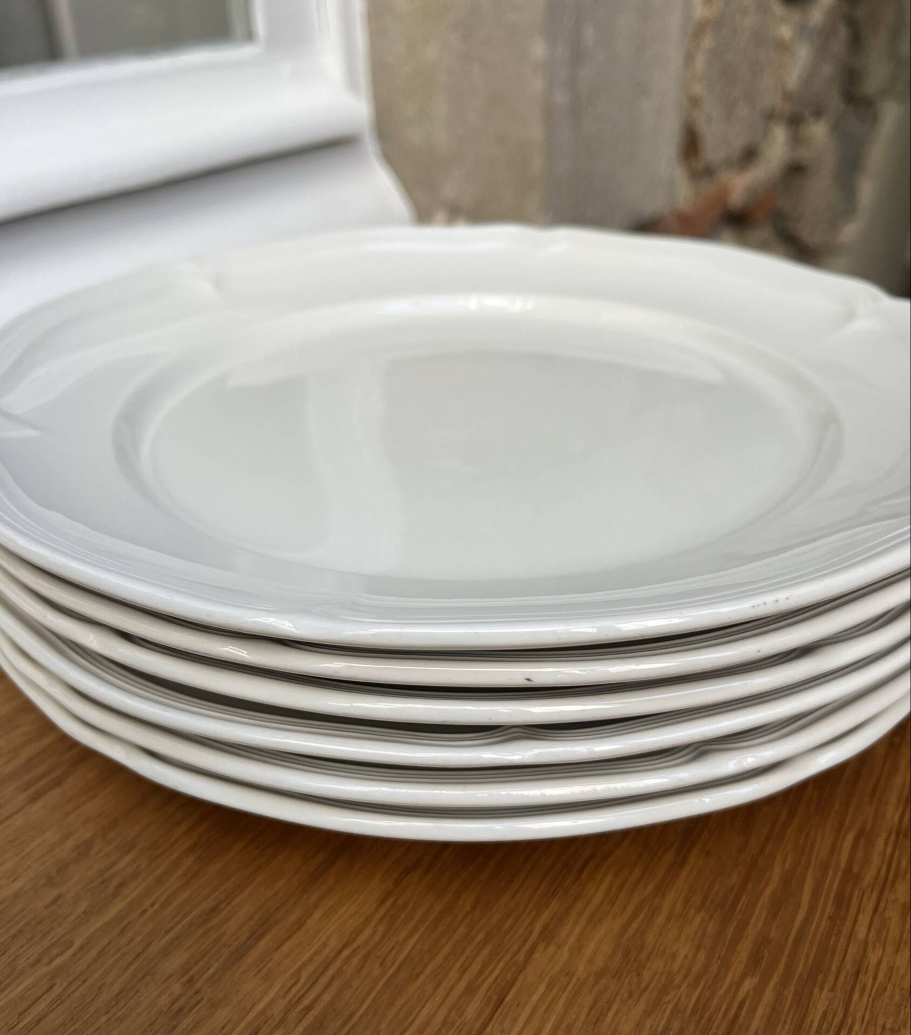 Set of 6 flat plates "Manoir" Villeroy and Boch