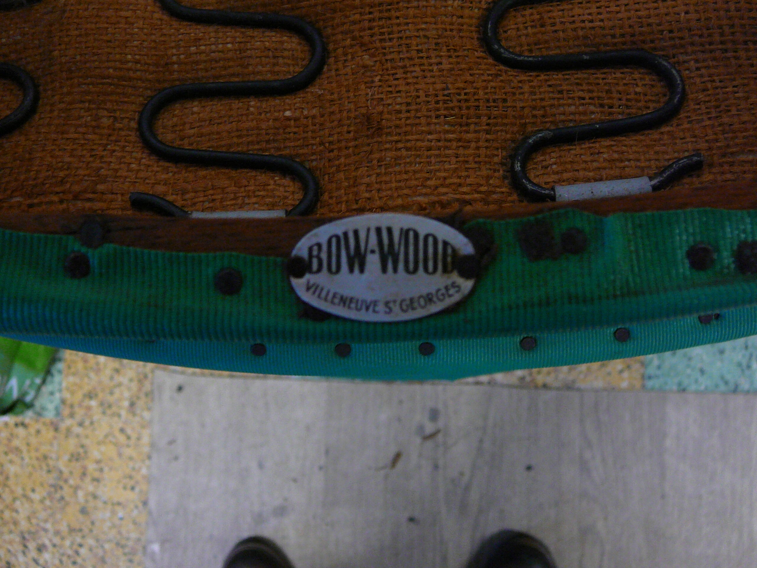 bow wood chair by Steiner stamped