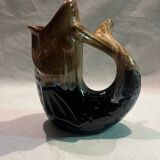 Fish pitcher signed Le Pouliguen