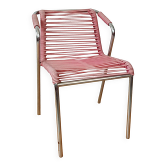 Children's chair in scoubidou