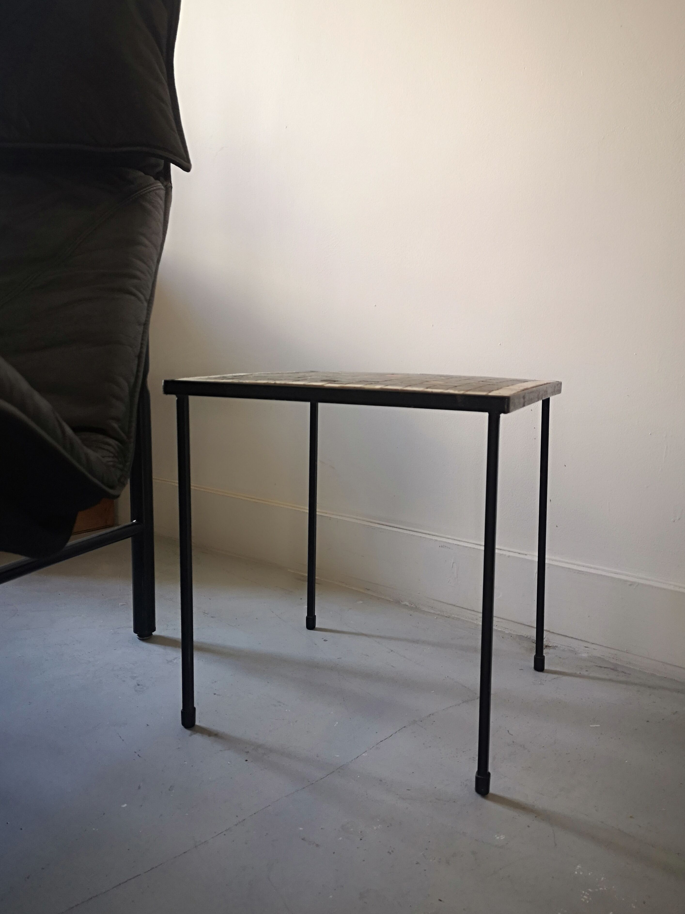 Side table in ceramic tiles, 1970