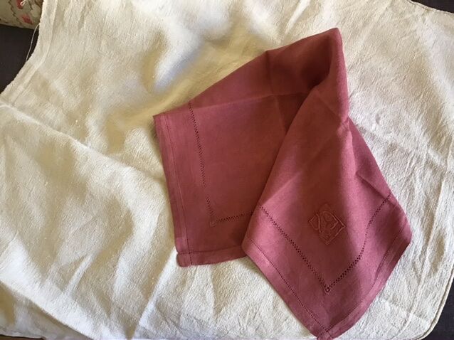Set de 3 serviettes roses