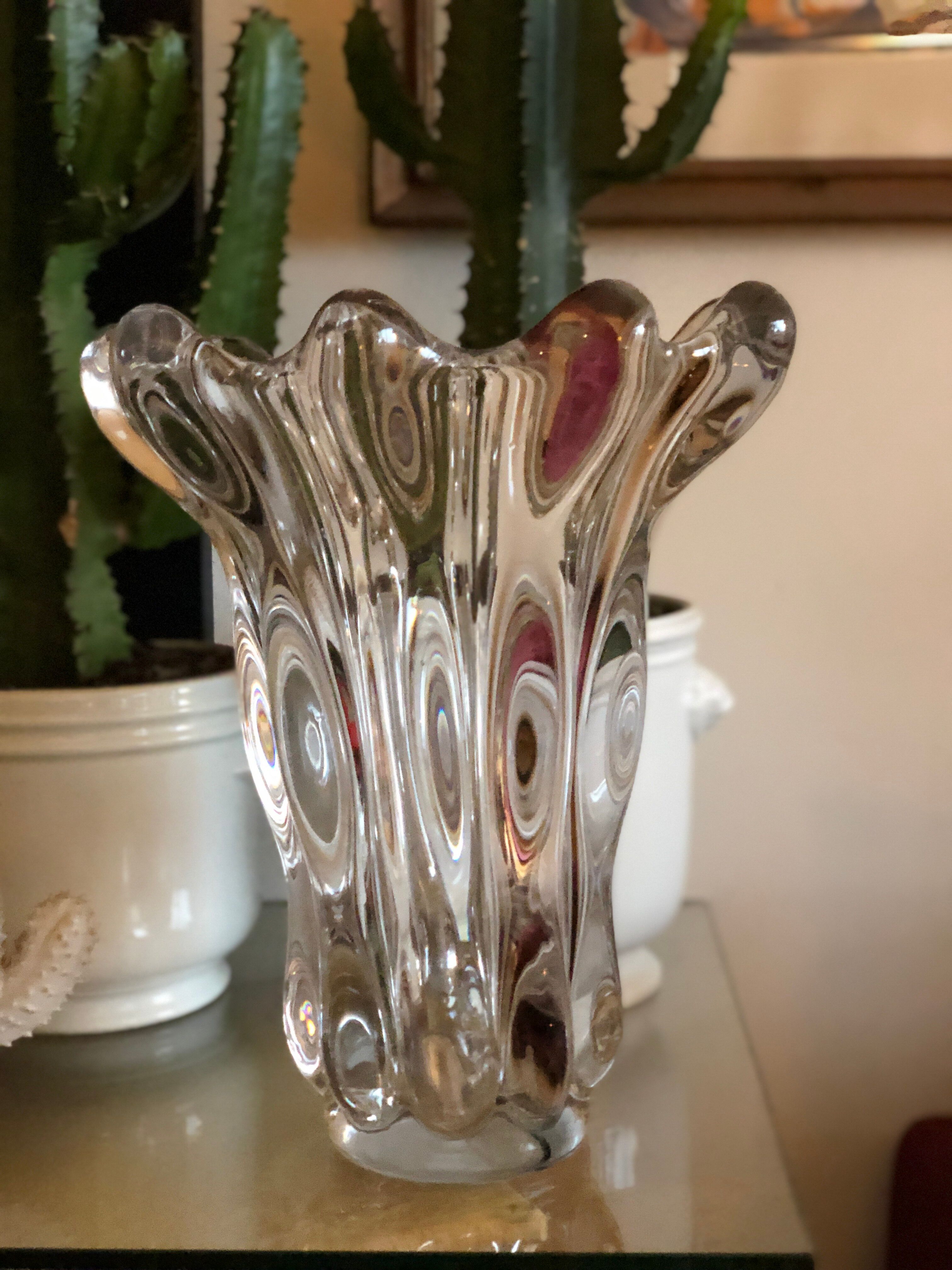 Crystal vase