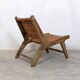 Deux fauteuils marocain en cuir