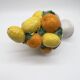 Majolica centrepiece – "Citrus Basket", Italy 1960s
