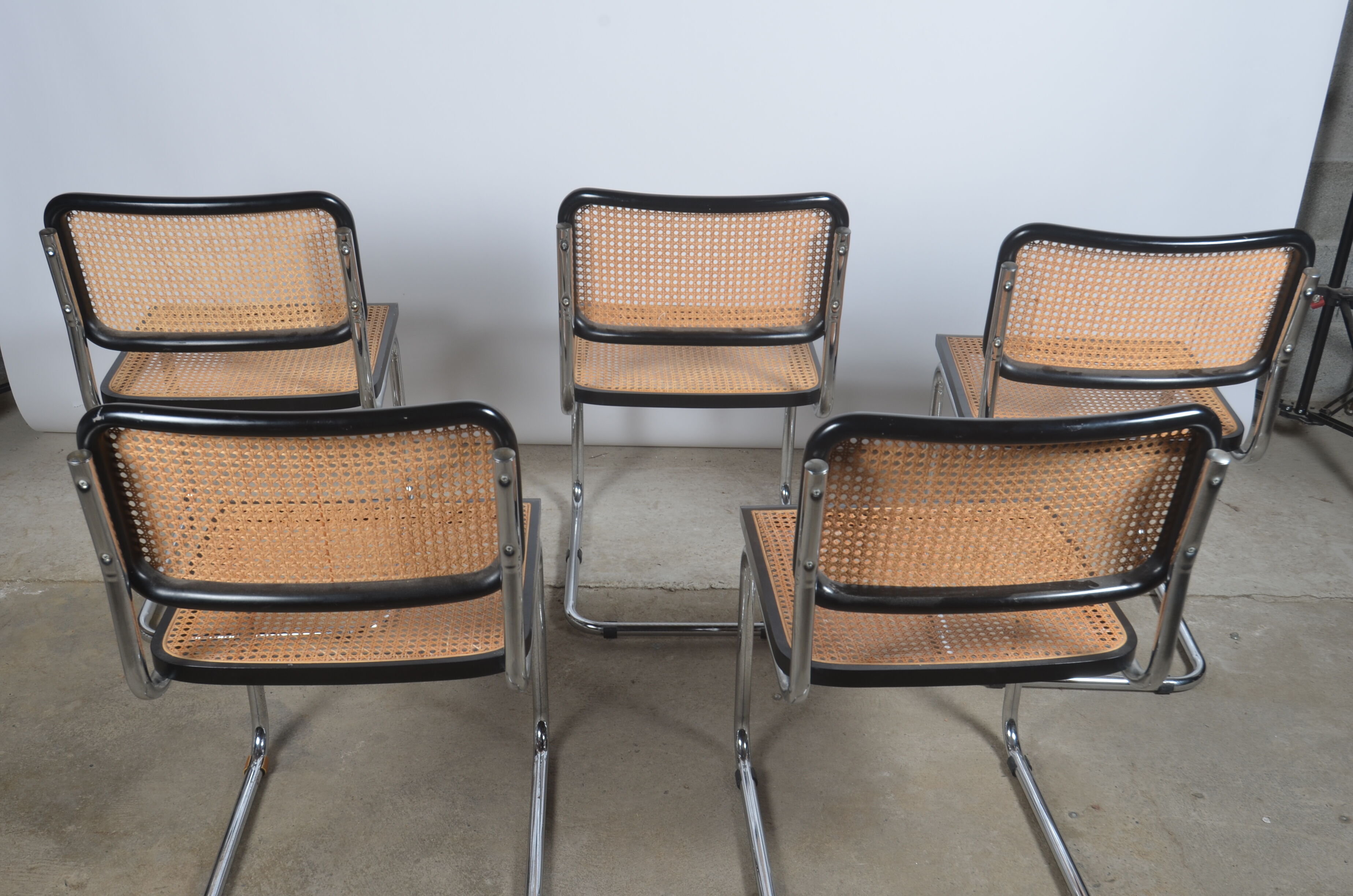 Chairs Cesca B32 by Marcel Breuer