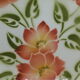 Vintage oval dish Moulin des Loups Orchies flowers