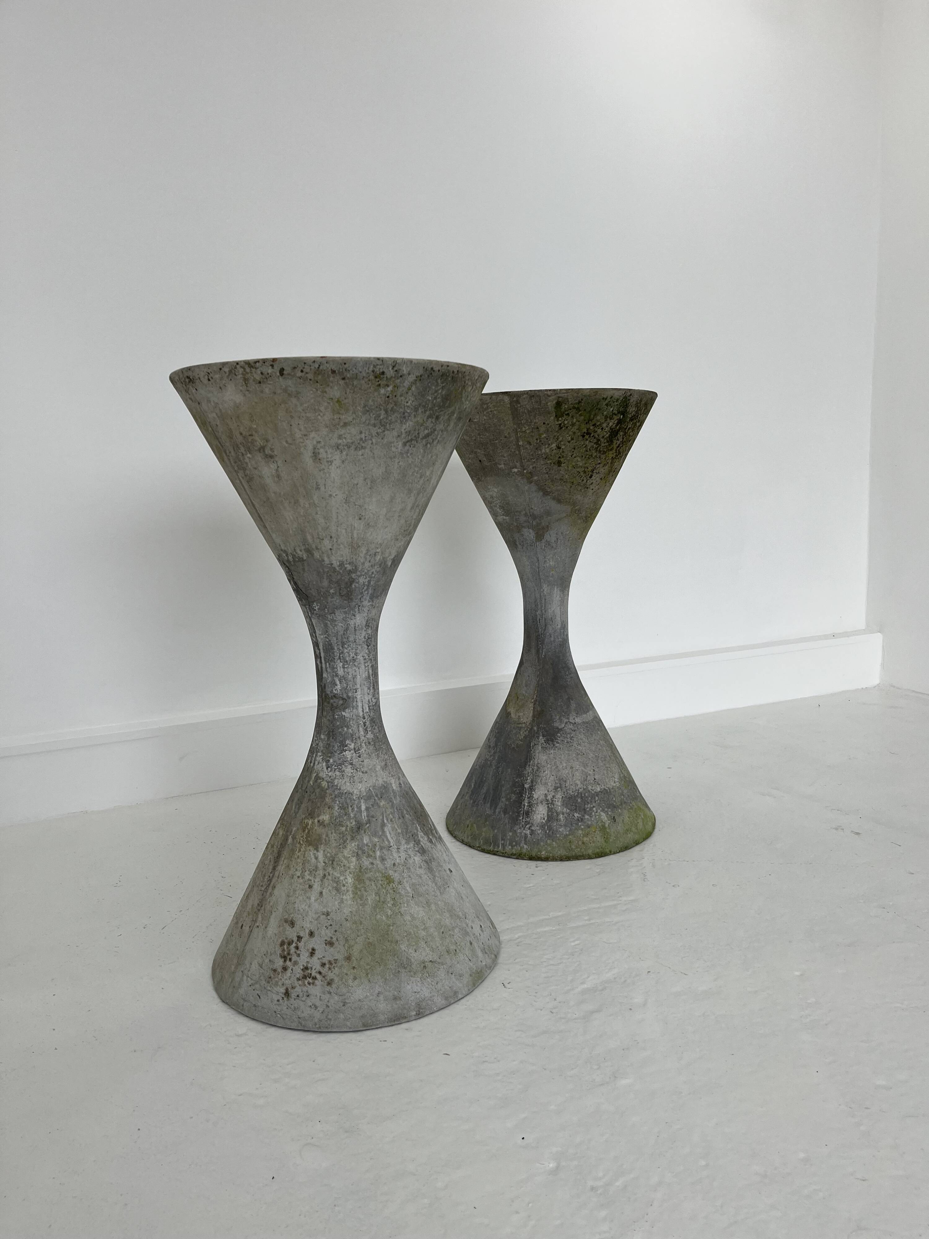 planters design Anton Bee assisted by Guhl edition Eternit 1958 set of 2