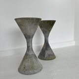 planters design Anton Bee assisted by Guhl edition Eternit 1958 set of 2