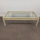 Glass and metal coffee table Pierre Vandel