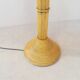 Lampadaire palmier vintage en rotin