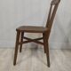 Set of 6 antique bistro chairs