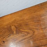 solid pine bench nursery school 1970 vintage