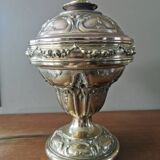 Pied de lampe art nouveau en laiton