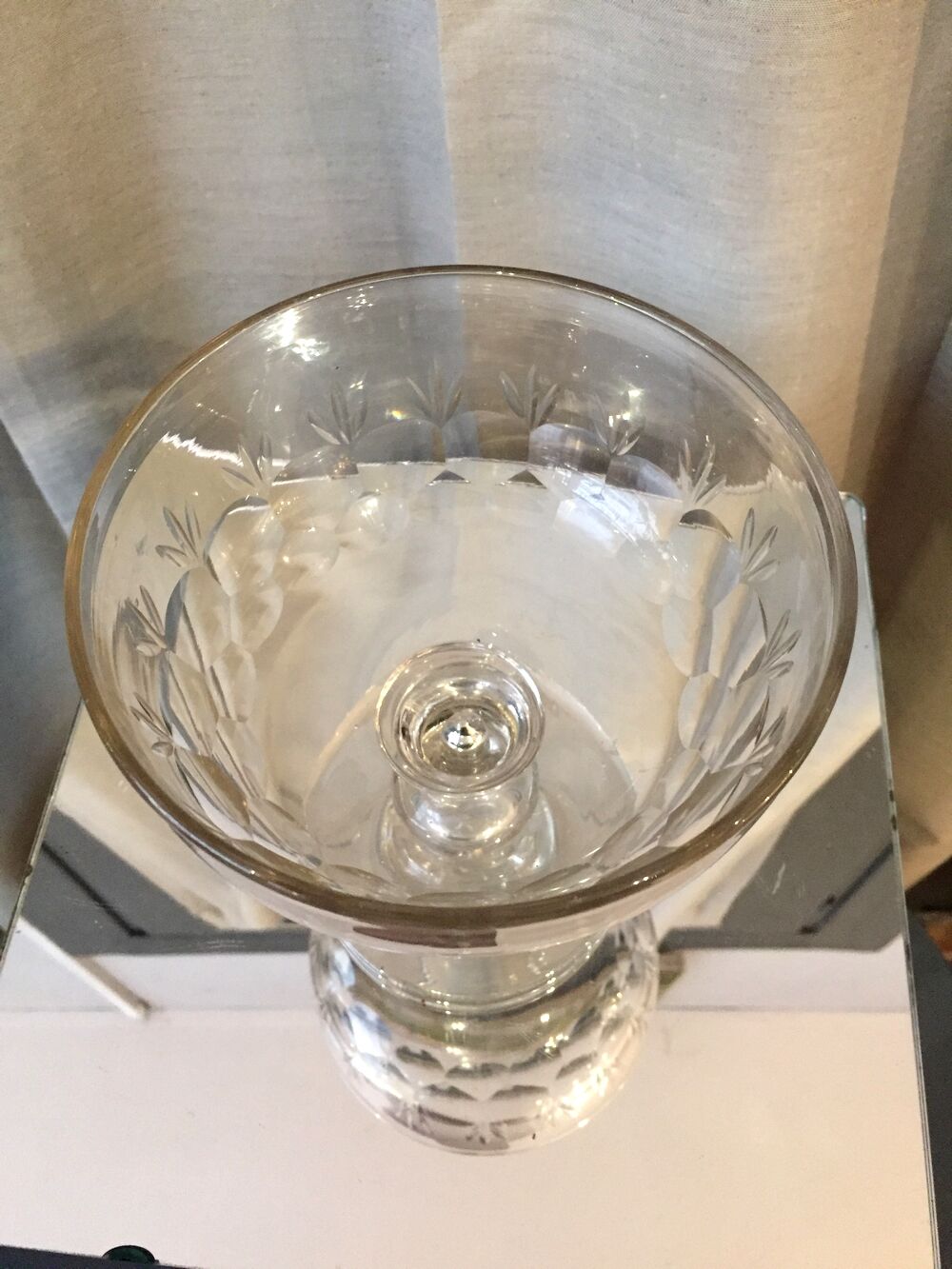 Crystal drageoir size can be baccarat