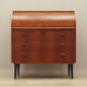 Teak secretary, Danish design, 1970s, production Denmark