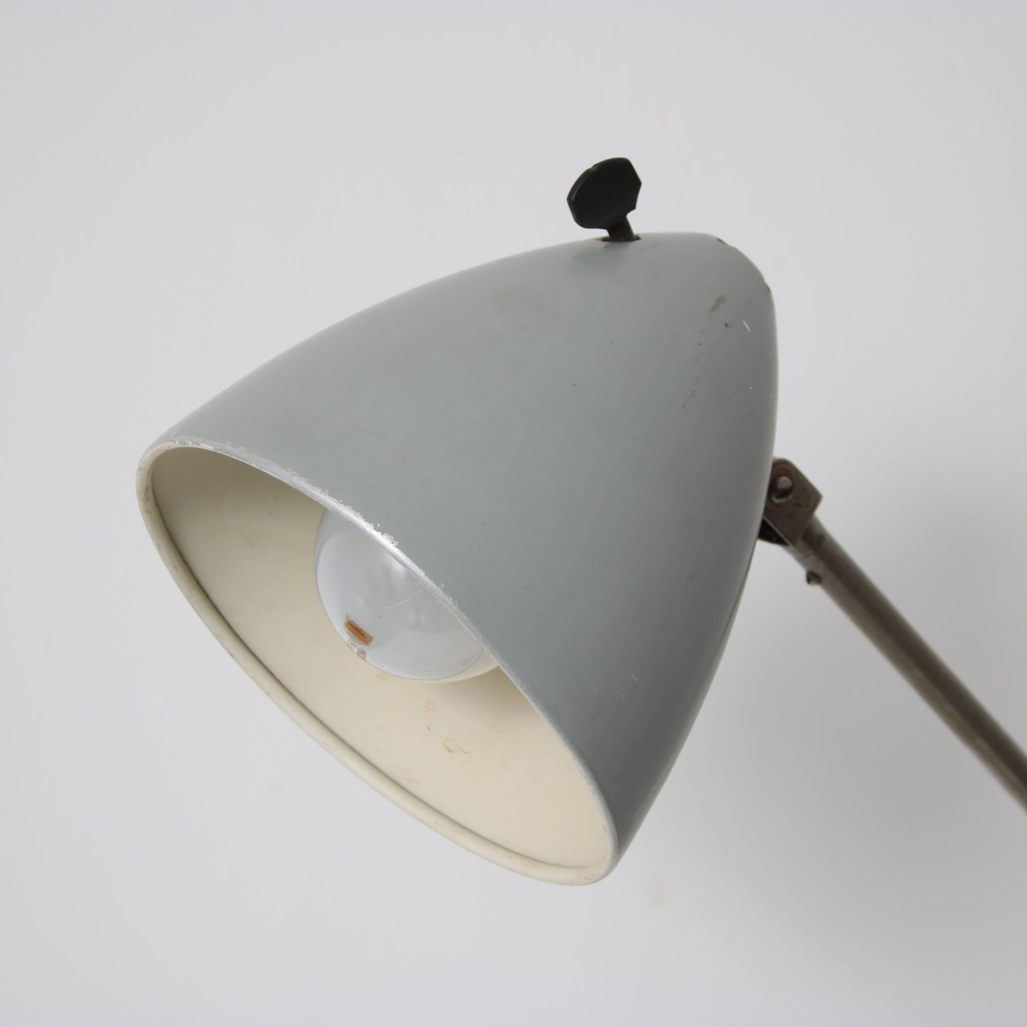 1950s Adjustable industrial desk lamp by Hala, Netherlands