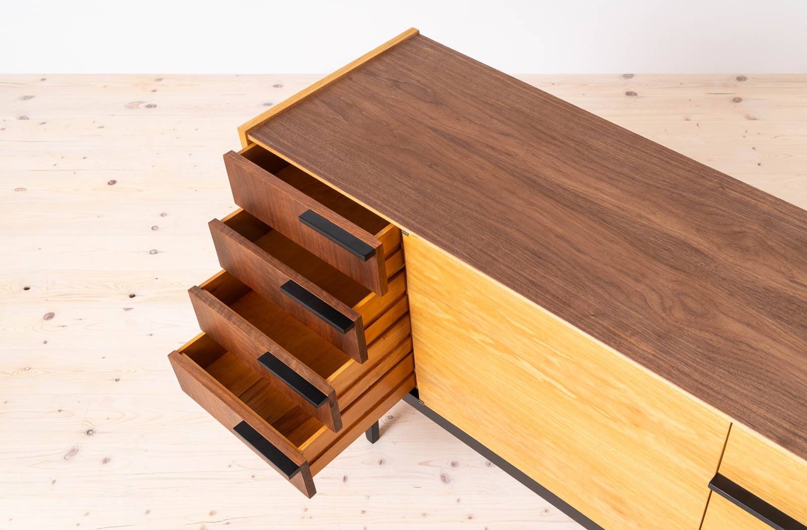 Vintage Midcentury Sideboard by Frantisek Mezulanik, Up Zavody, 1960s