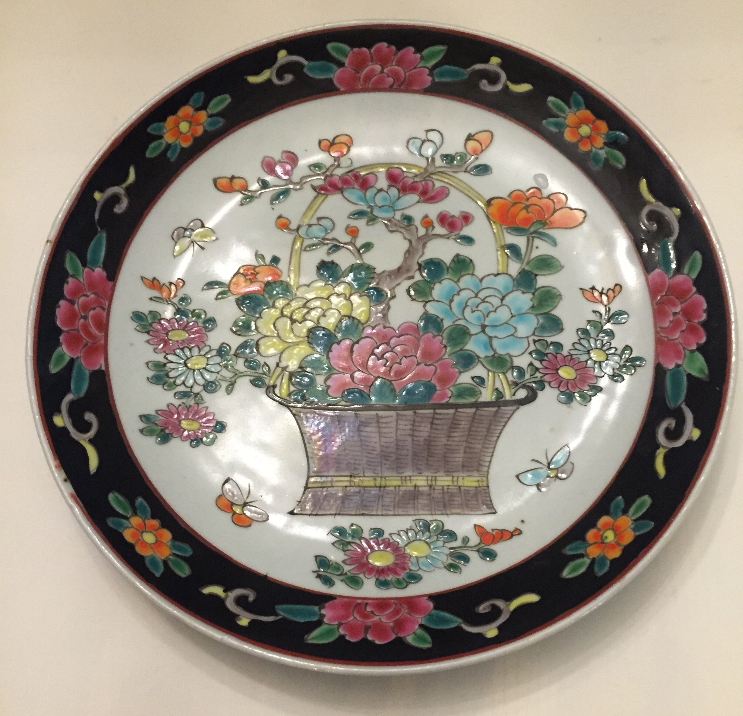 China earthenware plate