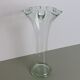Vase tulipe en verre transparent