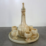 Vintage onyx liquor service