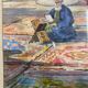 Old painting, orientalist school, signed Sheriff, early XX century