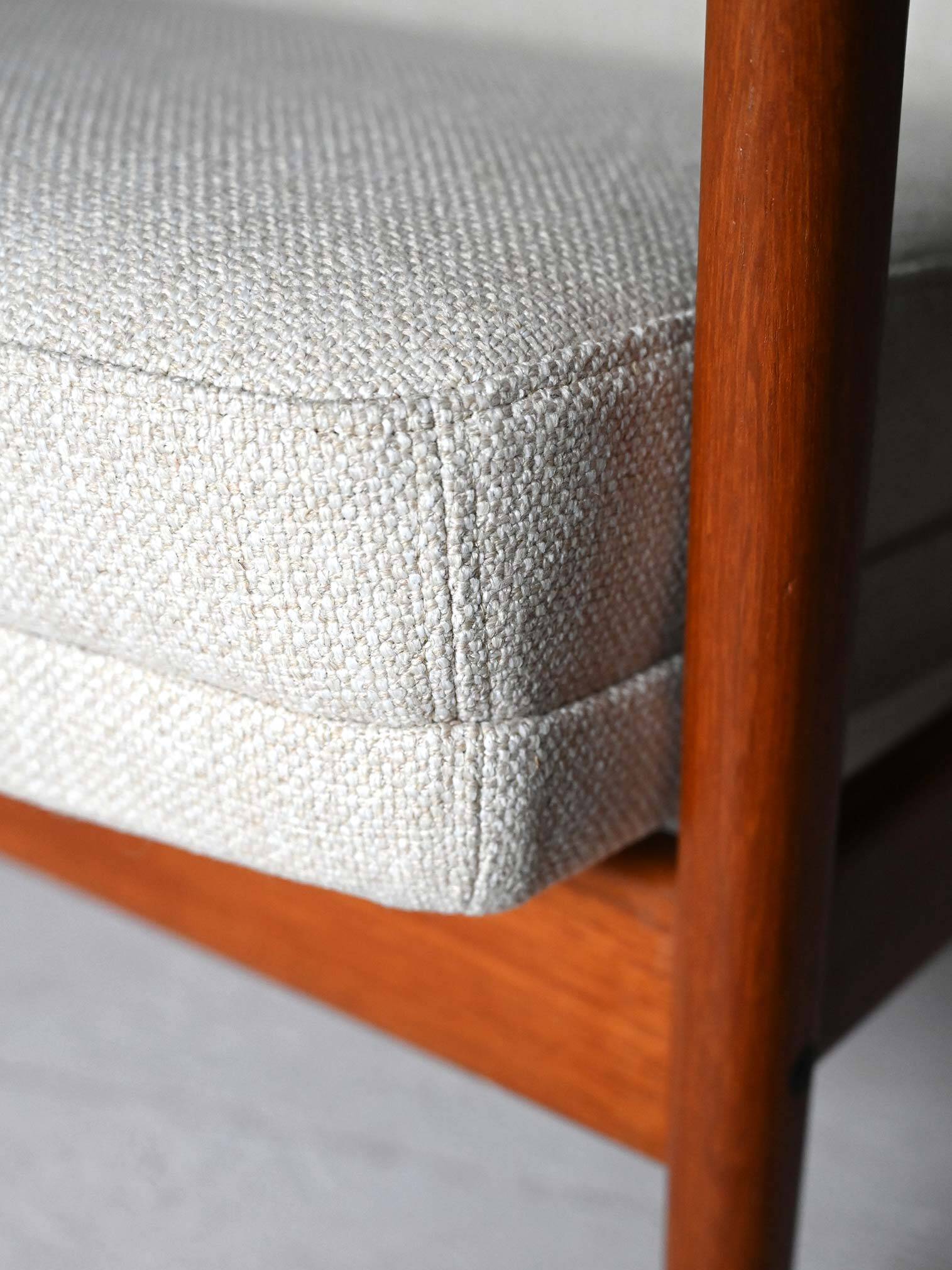 Scandinavian teak armchair by Alf Svensson for DUX