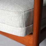 Scandinavian teak armchair by Alf Svensson for DUX