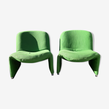 Pair of Alky armchairs by Giancarlo Piretti