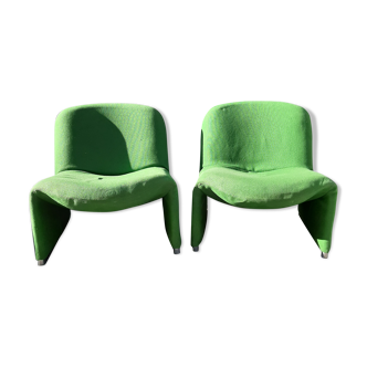 Pair of Alky armchairs by Giancarlo Piretti