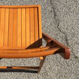 Chaise pliante en bois