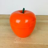 Vintage orange apple ice bucket