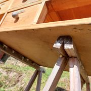 meuble de métier en bois, meuble à tiroirs