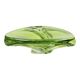 Vintage Green Crystal Bowl Val Saint Lambert 1960s