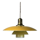 1928/29 Poul Henningsen pendant with yellow shades model 3/2,5