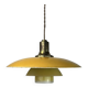 1928/29 Poul Henningsen pendant with yellow shades model 3/2,5