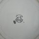 Set of 12 antique flat plates — Céranord pottery, model
